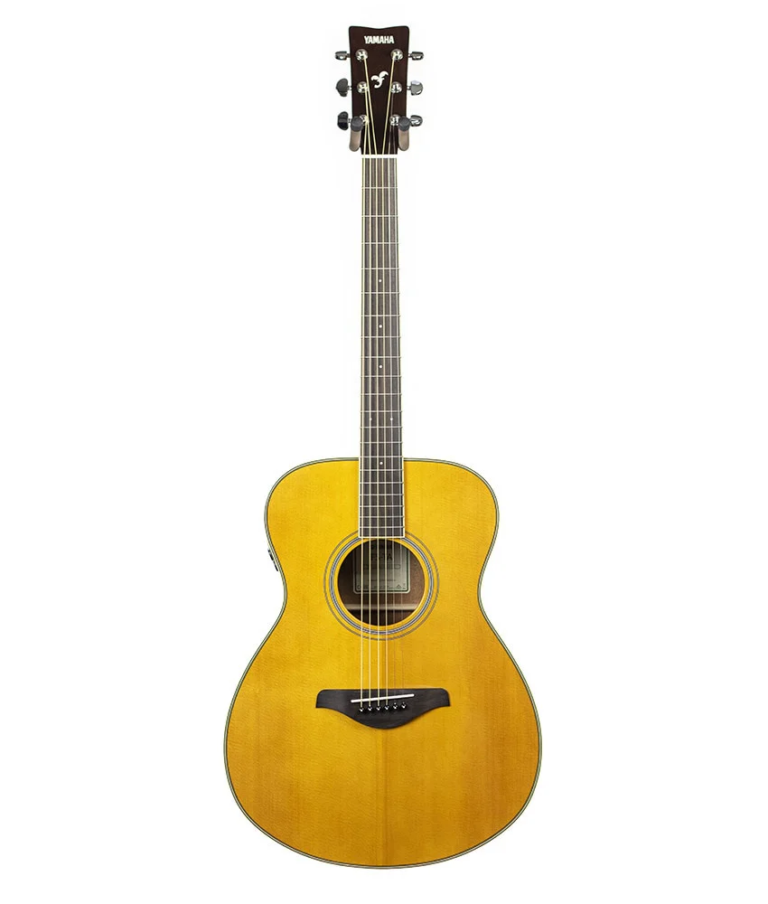 Yamaha FS-TA TransAcoustic Acoustic-Electric Guitar - Vintage Tint - Image 3